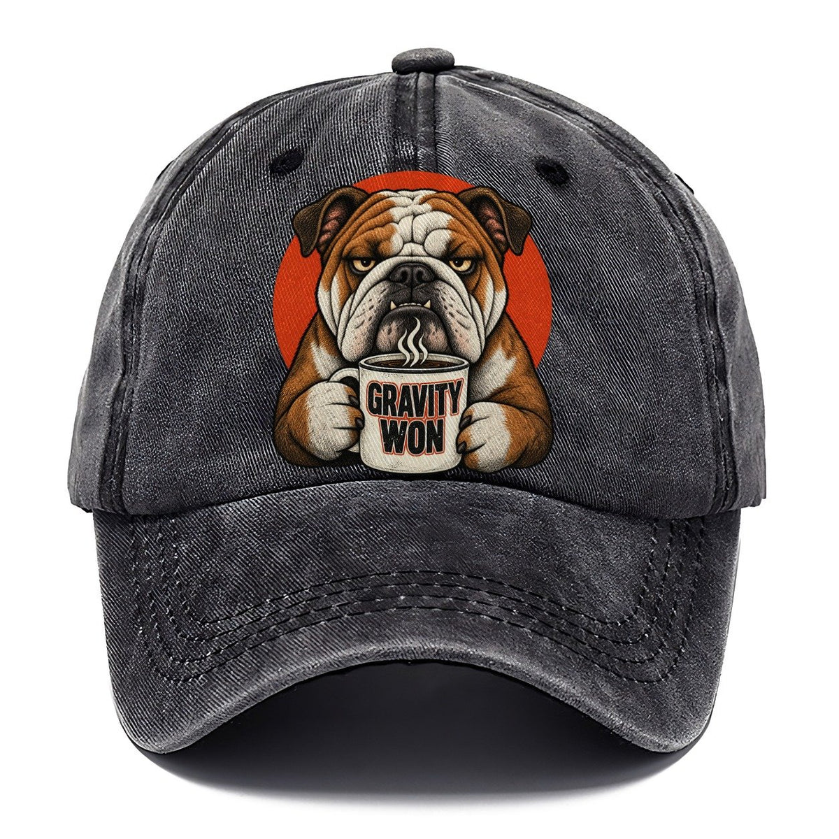 English Bulldog Mug Truths Classic Cap – Graphite