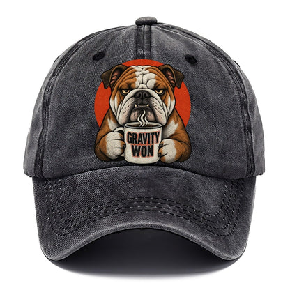 English Bulldog Mug Truths Classic Cap – Graphite