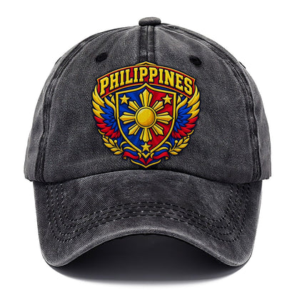 Philippines Retro Badge Country Logos Classic Cap – Graphite