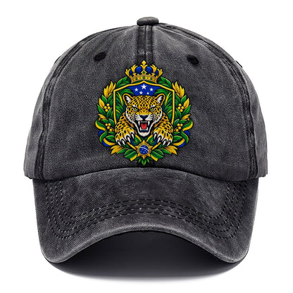 Brazil Heraldic Crest Country Logos Classic Cap – Graphite