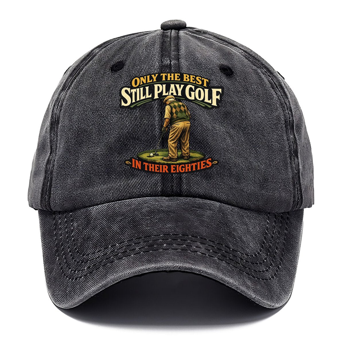 Still Play Golf In Their Eighties Classic Cap – Graphite