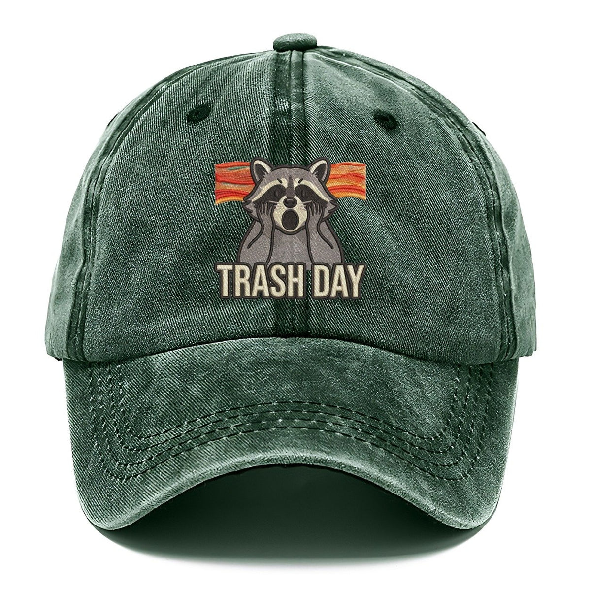 Raccoon Scream Trash Day Scream Classic Cap – Forest Mist