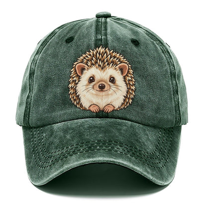 Hedgehog Round Face Small Pet Logos Classic Cap – Forest Mist