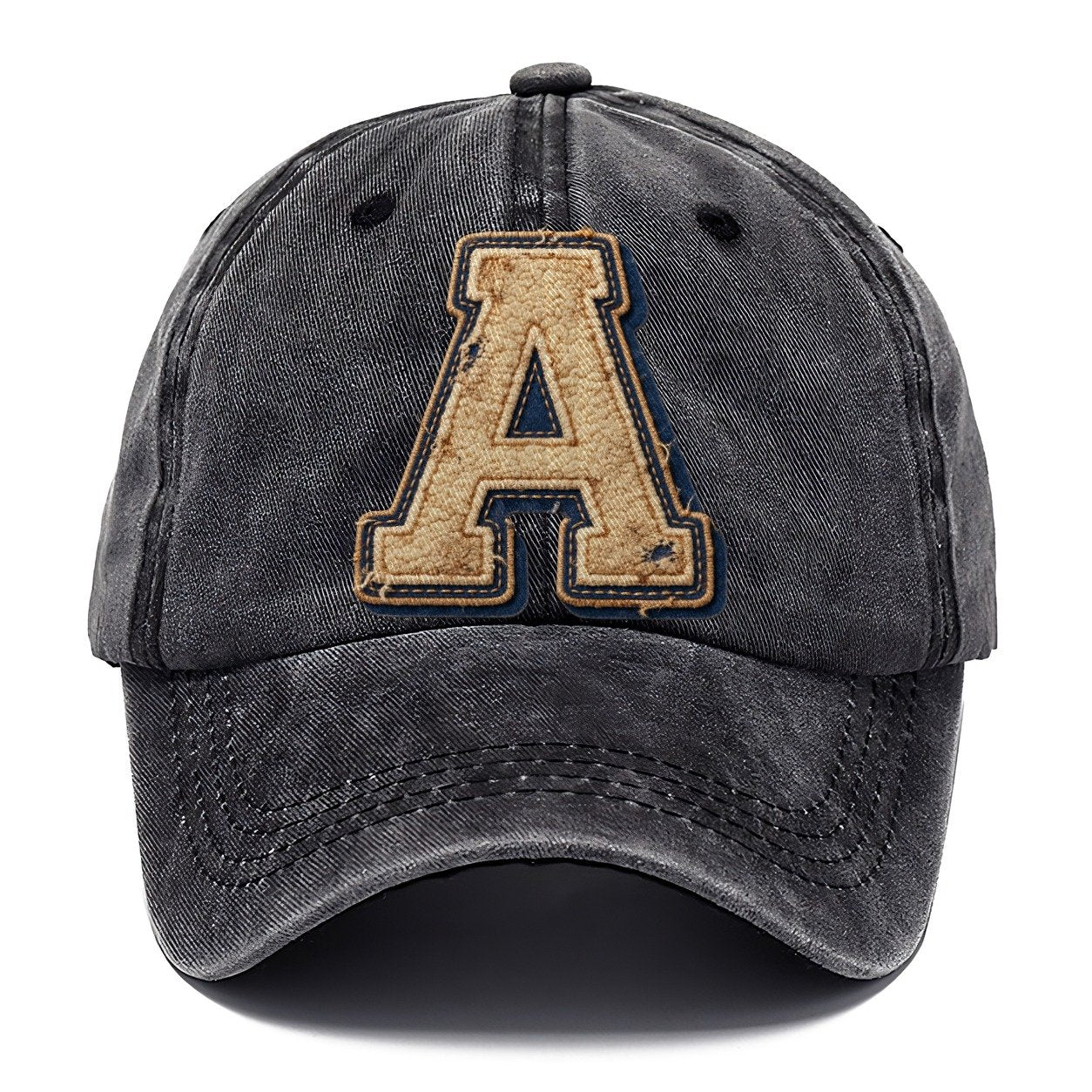 Varsity Chenille A Monogram Classic Cap – Graphite