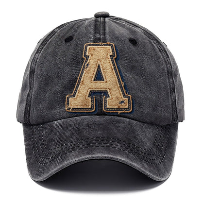 Varsity Chenille A Monogram Classic Cap – Graphite