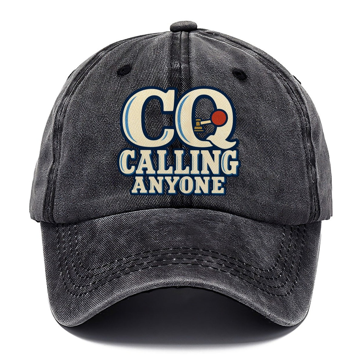 Cq Calling Anyone Amateur Radio Classic Cap – Graphite
