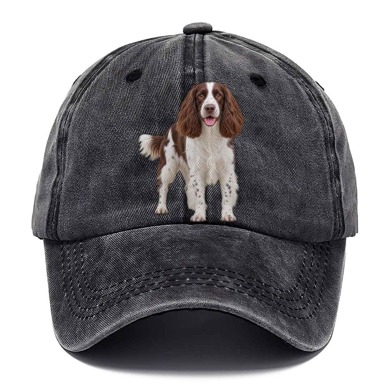 English Springer Spaniel Standing Top Breeds Classic Cap – Graphite