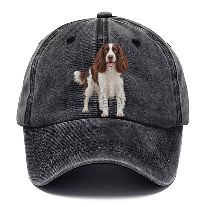 English Springer Spaniel Standing Top Breeds Classic Cap – Graphite