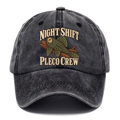 Night Shift Pleco Crew Aquarium Keeping Classic Cap – Graphite