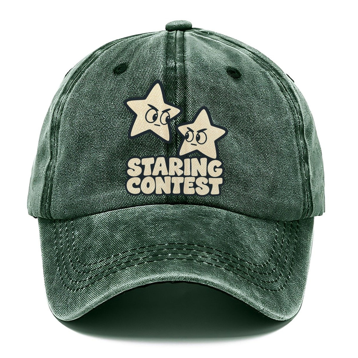 Staring Contest Familiar Punchlines Classic Cap – Forest Mist