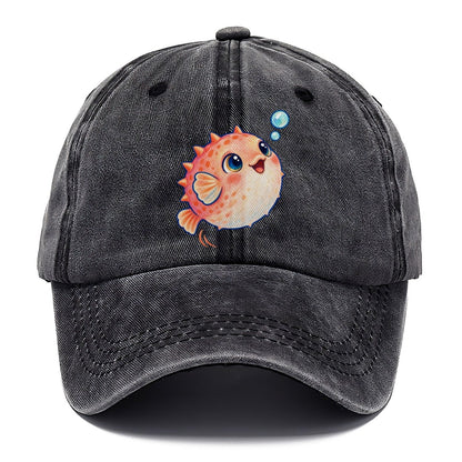 Pufferfish Bubble Bounce Sea Sprite Classic Cap – Graphite
