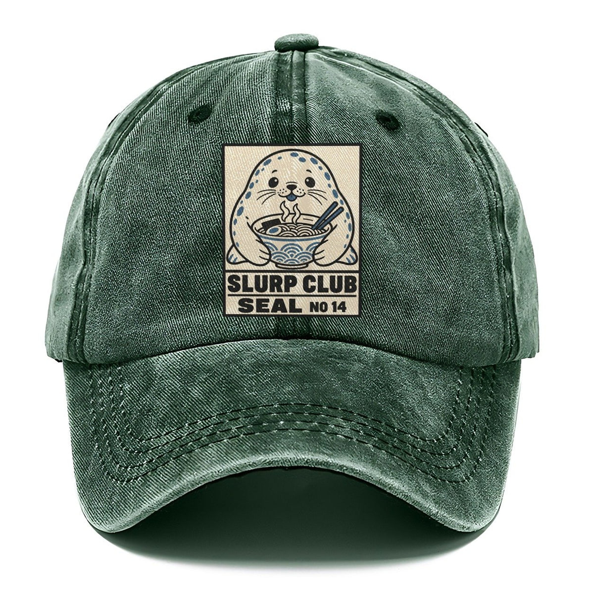 Seal Seafood Slurp Club Classic Cap – Forest Mist