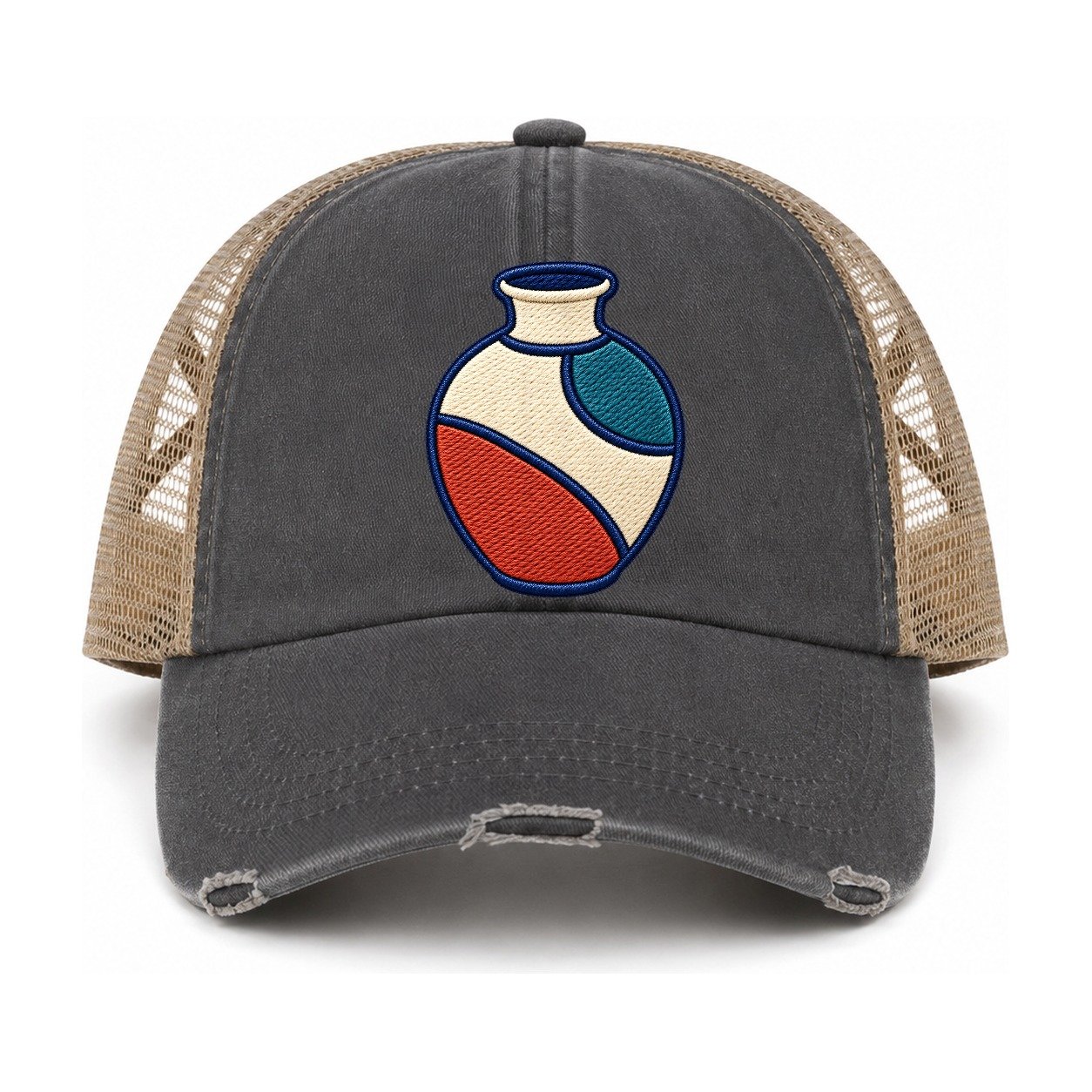 Charcoal-Khaki — front view