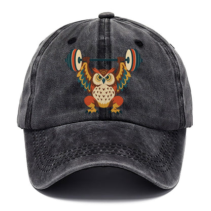 Owl Overhead Squat Animal Lifters Classic Cap – Graphite