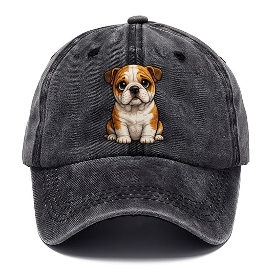 Bulldog Sitting Sweetheart Classic Cap – Graphite