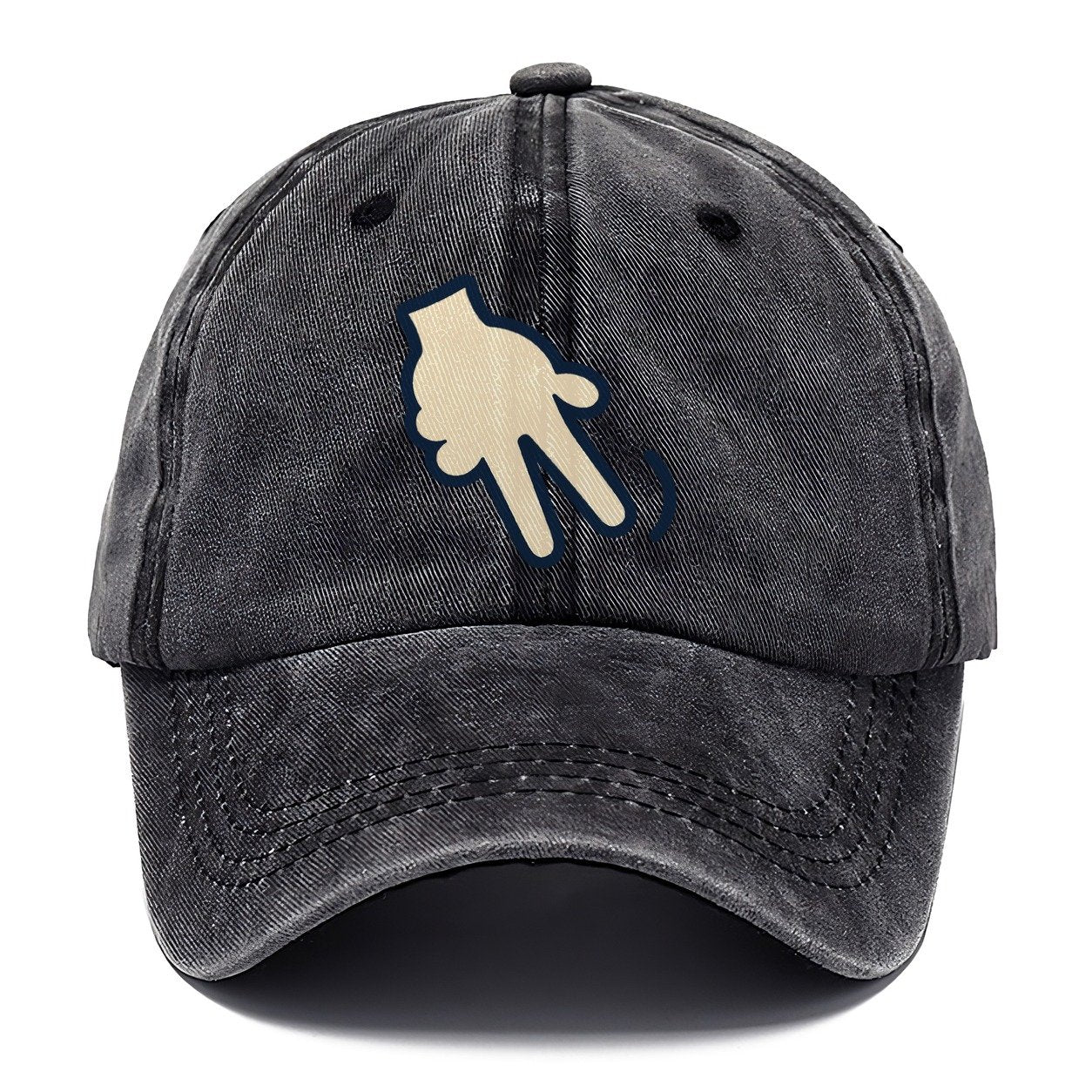 Doubles Hand Signal Behind Back Tennis Match Rituals Classic Cap – Graphite