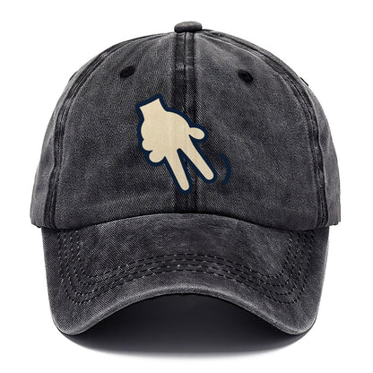 Doubles Hand Signal Behind Back Tennis Match Rituals Classic Cap – Graphite