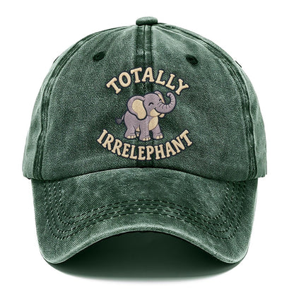 Elephant Animal Puns Classic Cap – Forest Mist