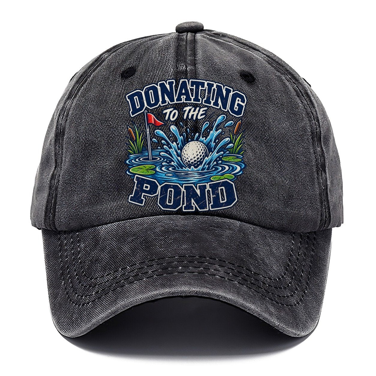 Donating To The Pond Golf Life Classic Cap – Graphite