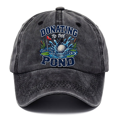 Donating To The Pond Golf Life Classic Cap – Graphite