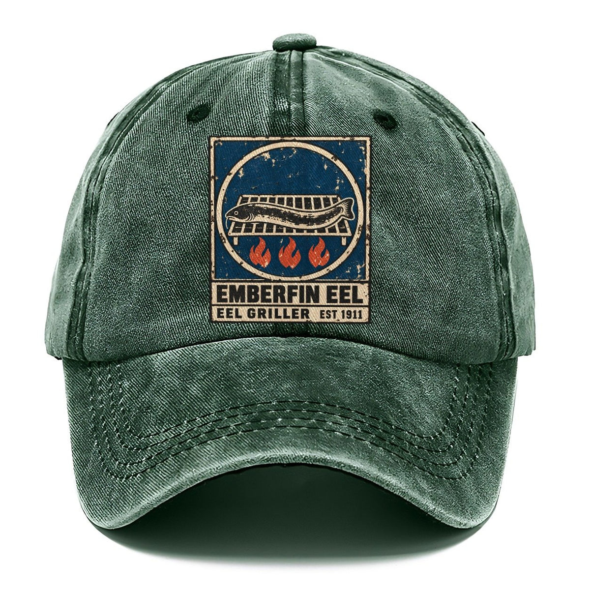 Emberfin Eel Griller Noren Trade Co Classic Cap – Forest Mist