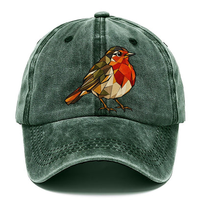 American Robin Wildwood Mosaic Classic Cap – Forest Mist