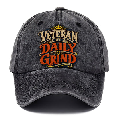 Veteran Of The Daily Grind Retired Living Classic Cap – Graphite