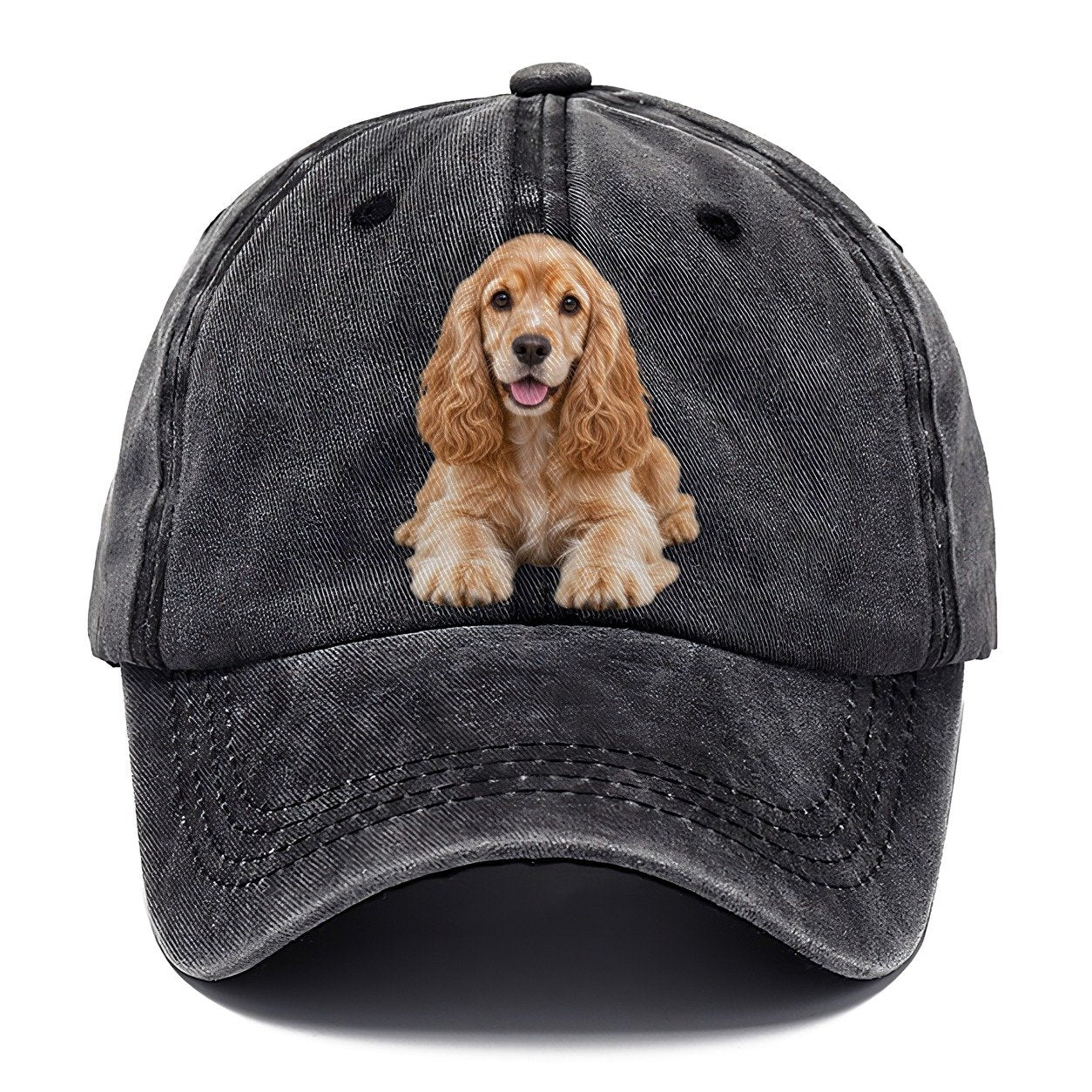 Cocker Spaniel Lying Down Top Breeds Classic Cap – Graphite