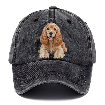 Cocker Spaniel Lying Down Top Breeds Classic Cap – Graphite