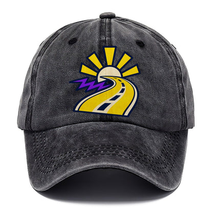Road To Sunburst 90S Running Clubs Classic Cap – Graphite