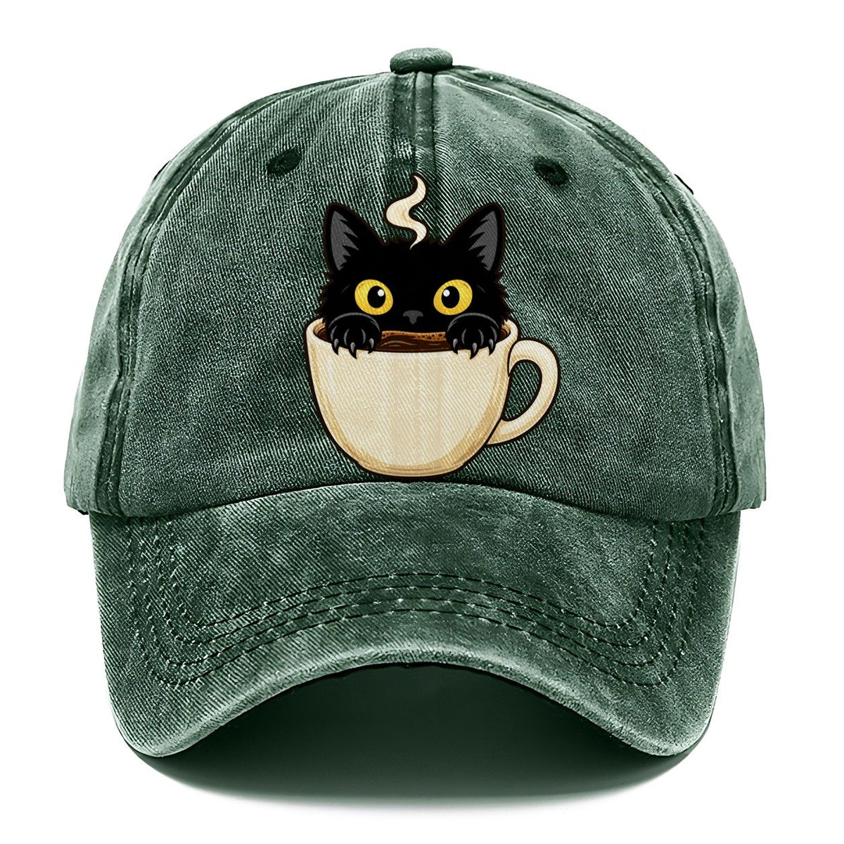 Black Cat Coffee Mug Fan Favorites Classic Cap – Forest Mist