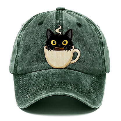 Black Cat Coffee Mug Fan Favorites Classic Cap – Forest Mist