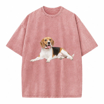 Beagle Vintage T-shirt – Dusty Rose
