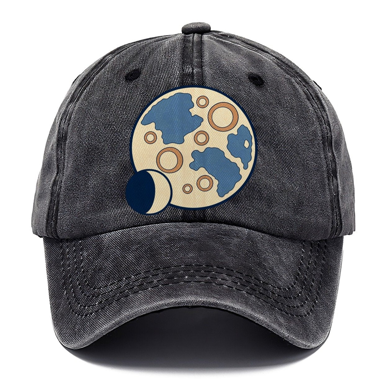 Lunar Surface Study Astronomy And Stargazing Classic Cap – Graphite