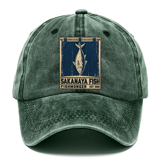 Sakanaya Fish Market Noren Trade Co Classic Cap – Forest Mist
