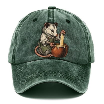 Opossum Candle Maker Sundown Familiars Classic Cap – Forest Mist