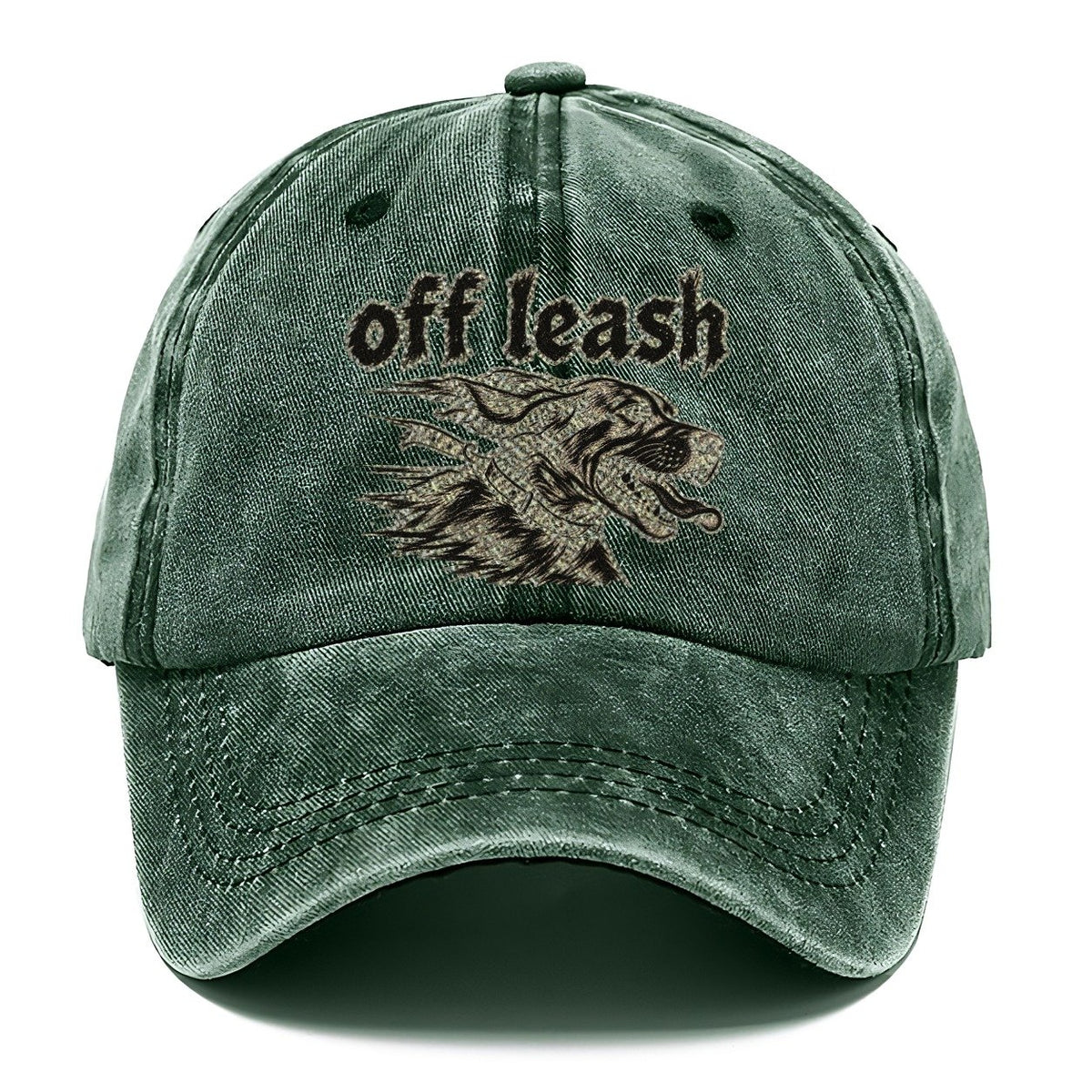 A Sprinting Hound S Head And Shoulders In Profile Bark For Me Classic Cap – Forest Mist
