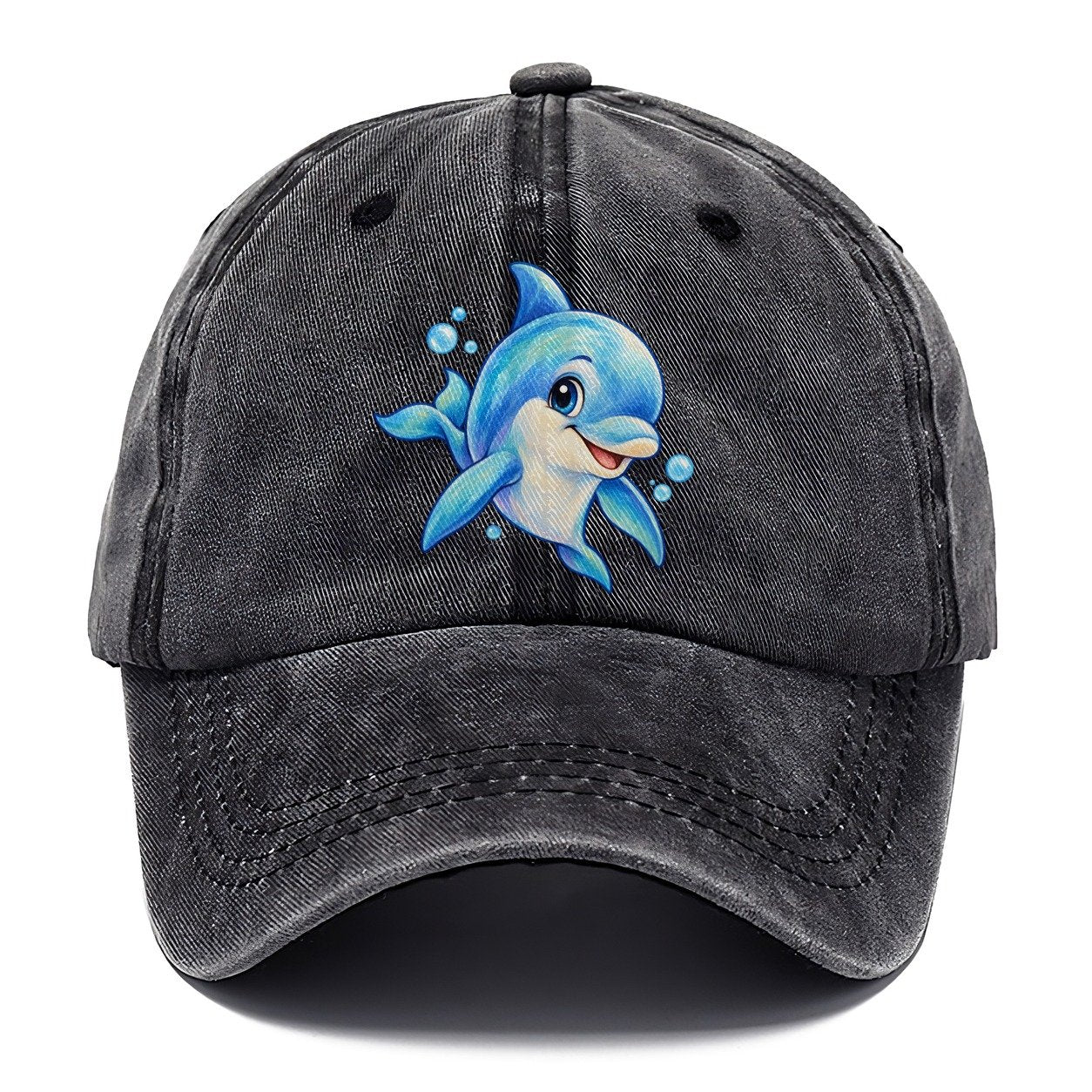 Dolphin Three Quarter Swim Sea Sprite Classic Cap – Graphite