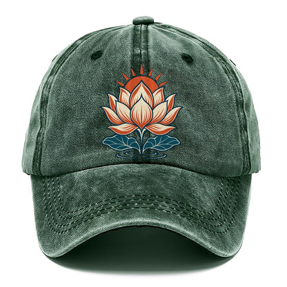 Lotus Dawn Quiet Wards Heritage Classic Cap – Forest Mist