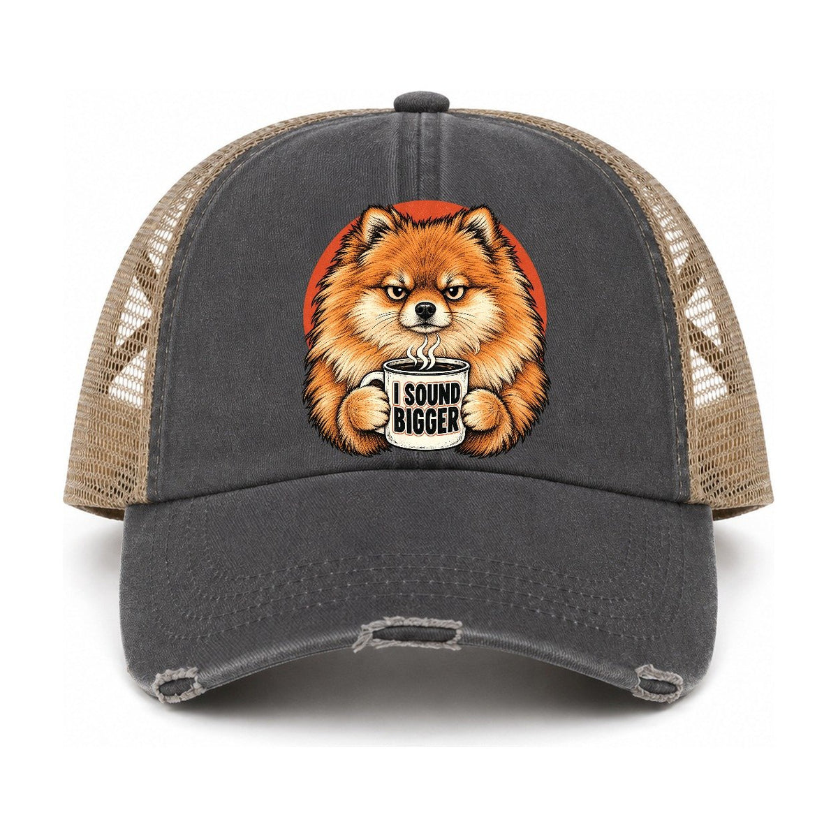 Charcoal-Khaki — front view