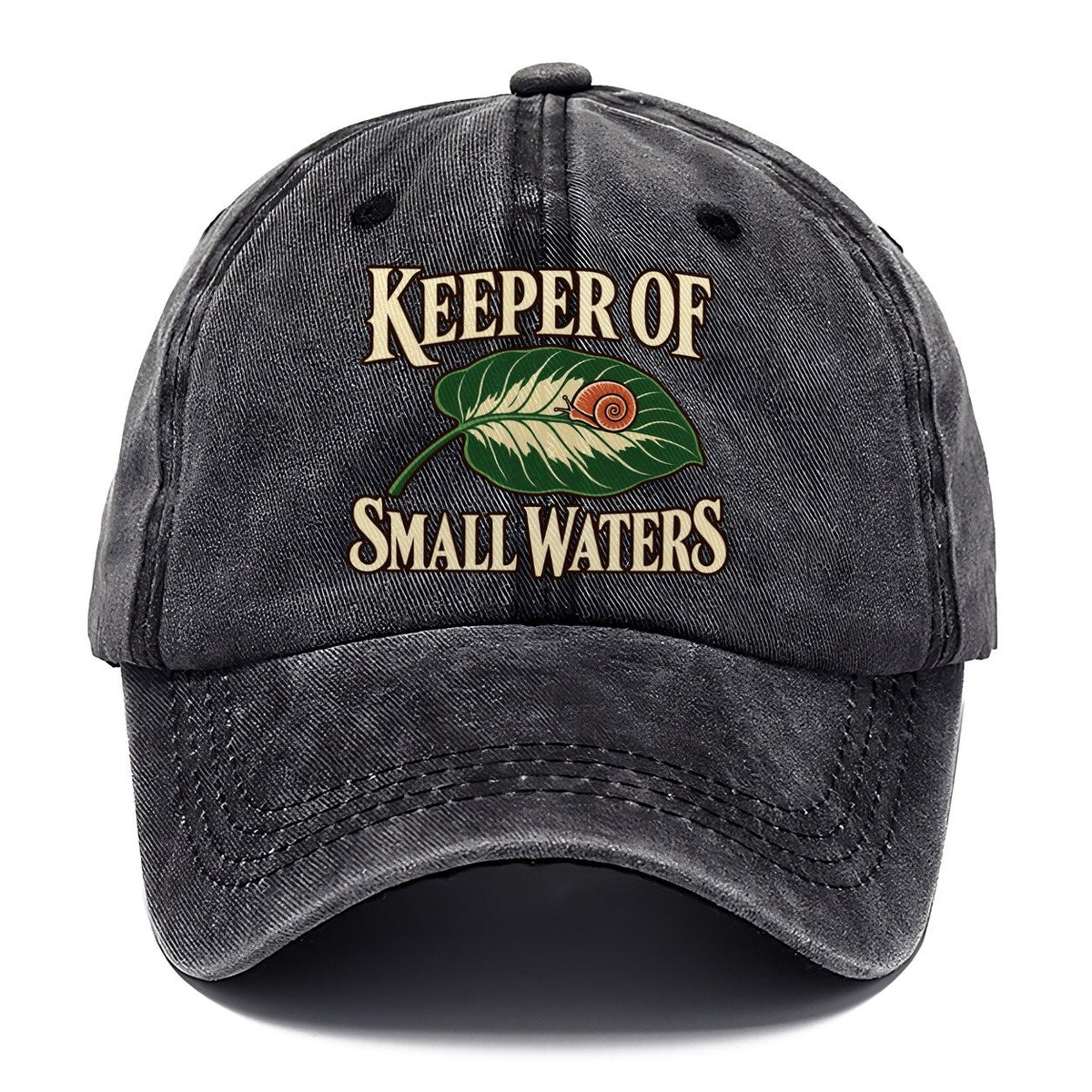 Keeper Of Small Waters Aquarium Keeping Classic Cap – Graphite