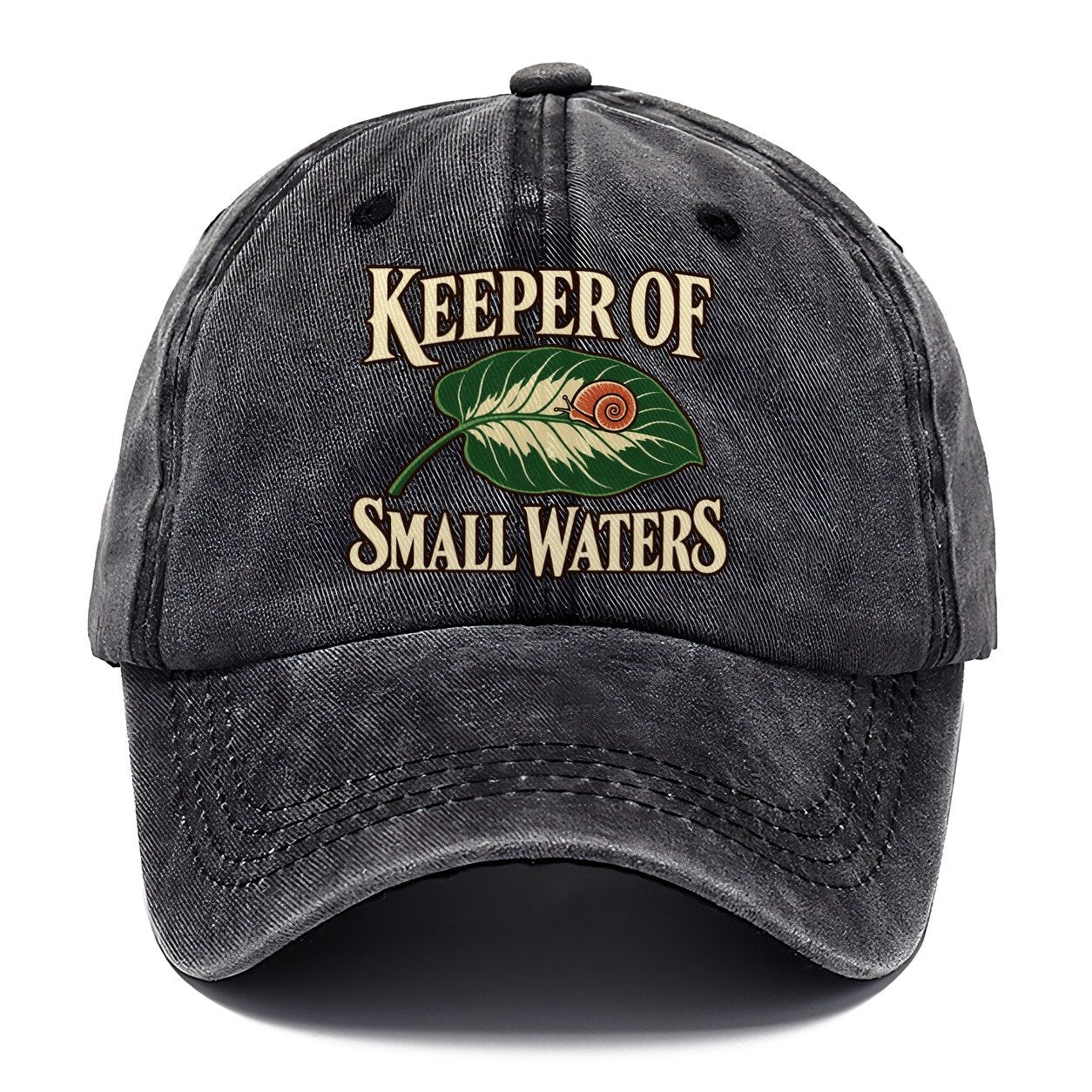 Keeper Of Small Waters Aquarium Keeping Classic Cap – Graphite