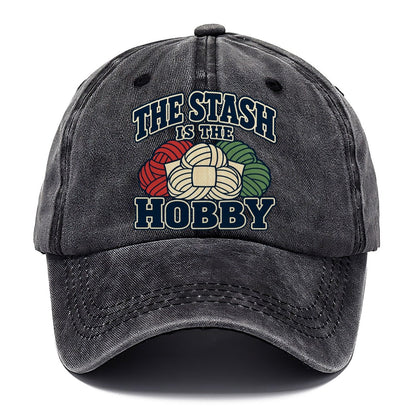 The Stash Is The Hobby Yarn Crafts Classic Cap – Graphite