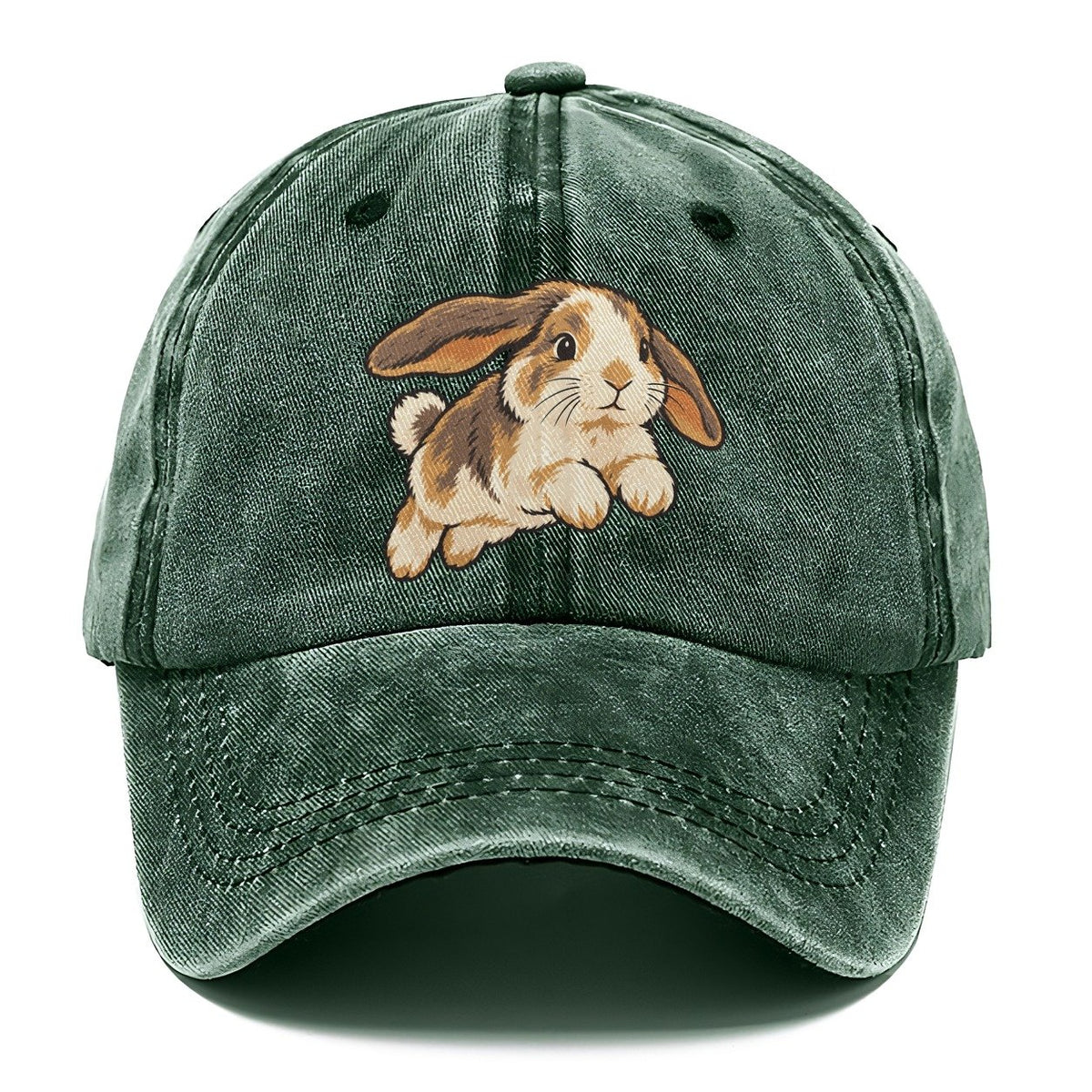 Rabbit Gentle Hop Small Pet Logos Classic Cap – Forest Mist