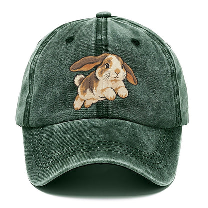 Rabbit Gentle Hop Small Pet Logos Classic Cap – Forest Mist
