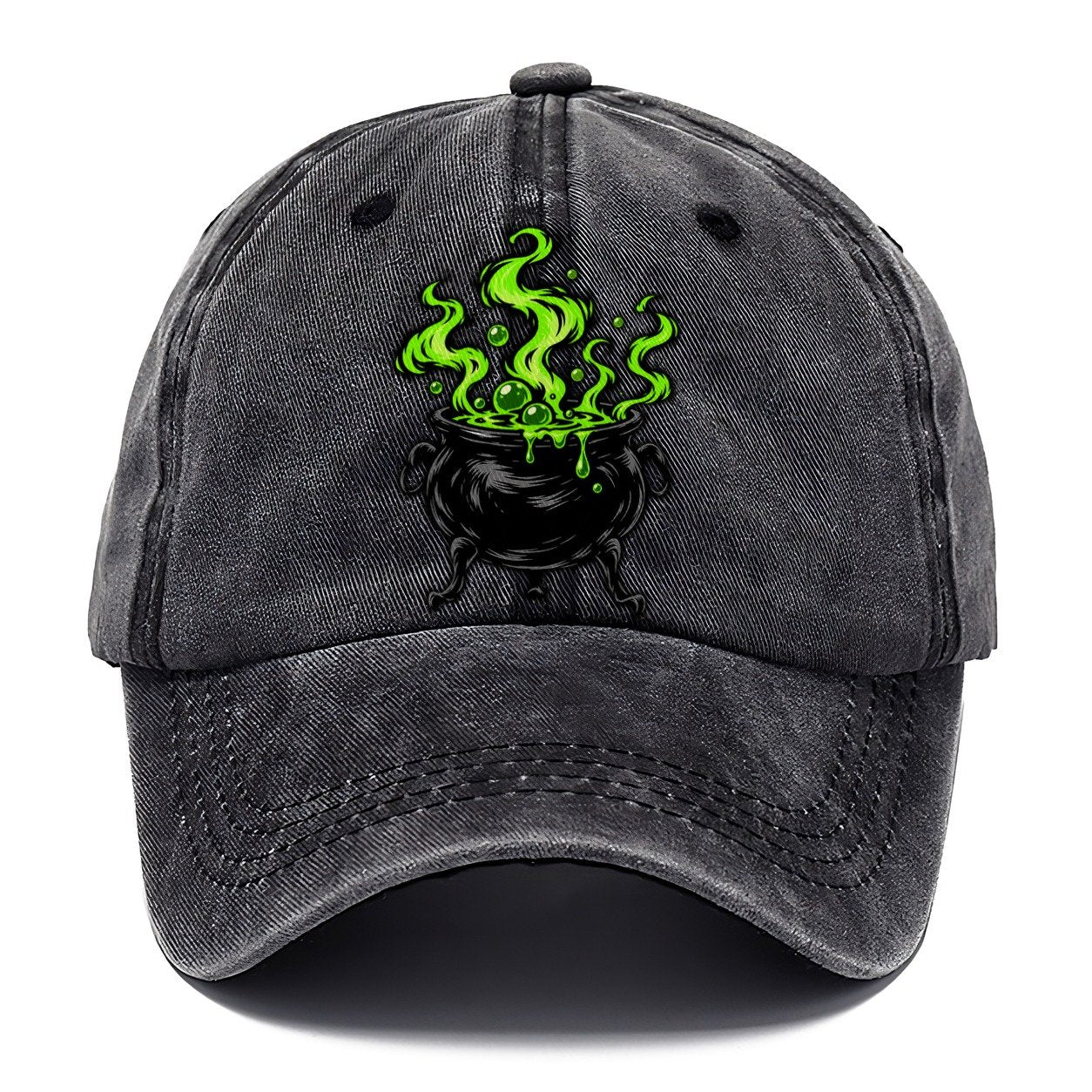 Bubbling Cauldron Witch Magic Classic Cap – Graphite