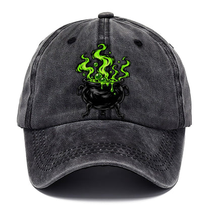 Bubbling Cauldron Witch Magic Classic Cap – Graphite