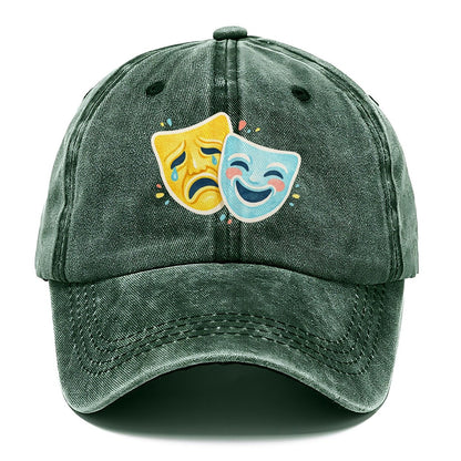 Black Labrador Portrait Classic Cap – Forest Mist