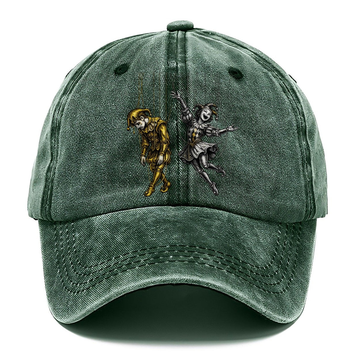 Black Labrador Portrait Classic Cap – Forest Mist