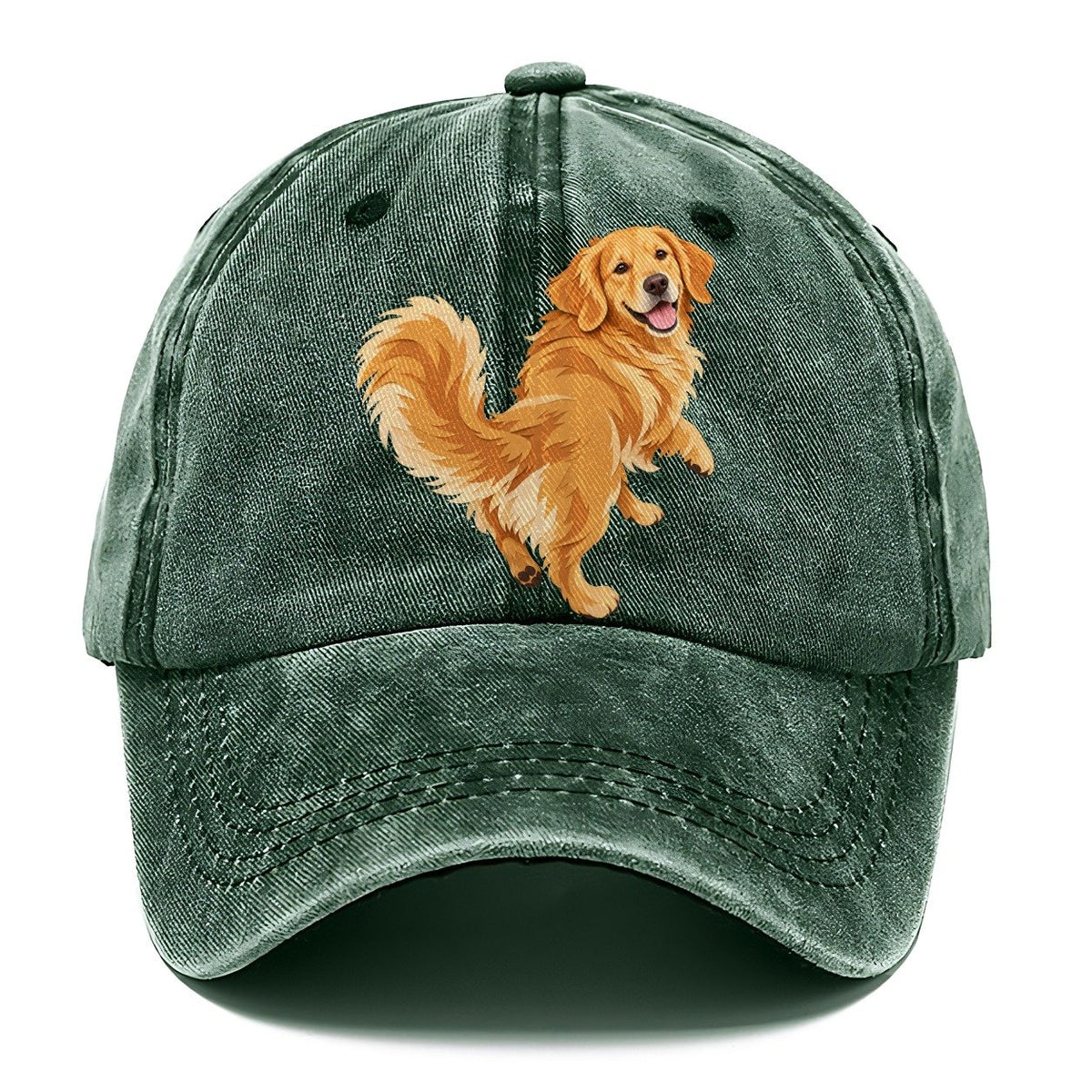 Golden Retriever Classic Cap – Forest Mist